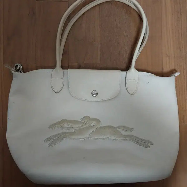 [BUNJANG] Longchamp Original Tote Bag Ivory / 롱샴 정품 토트백 가방 아이보리 연베이지