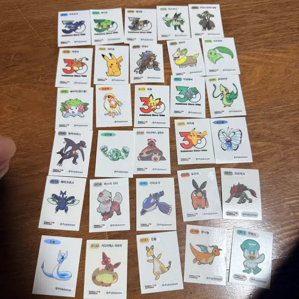 [BUNJANG] Pokemon Stickers (109 pcs) / 포켓몬스티커 109장 팔아요
