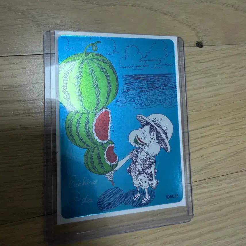 [BUNJANG] One Piece Card Watermelon Luffy / 택포 3.3)원피스카드 수박루피 판매합니다