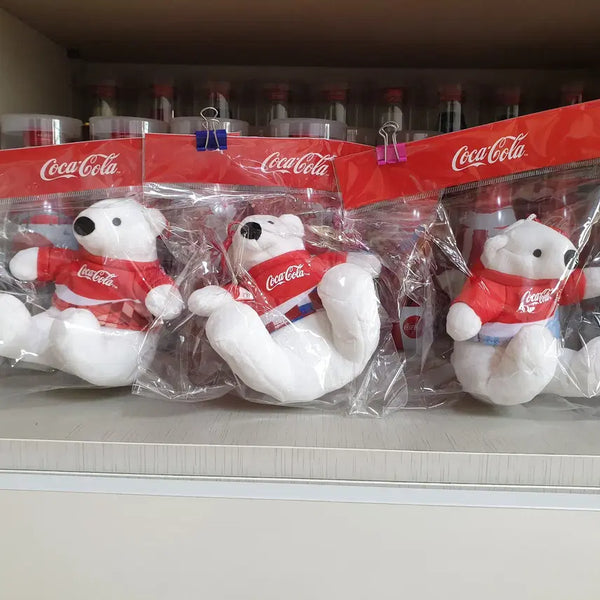 [BUNJANG] Coca-Cola Bear Plush Keychain Bundle Set / 코카콜라 곰인형 키링