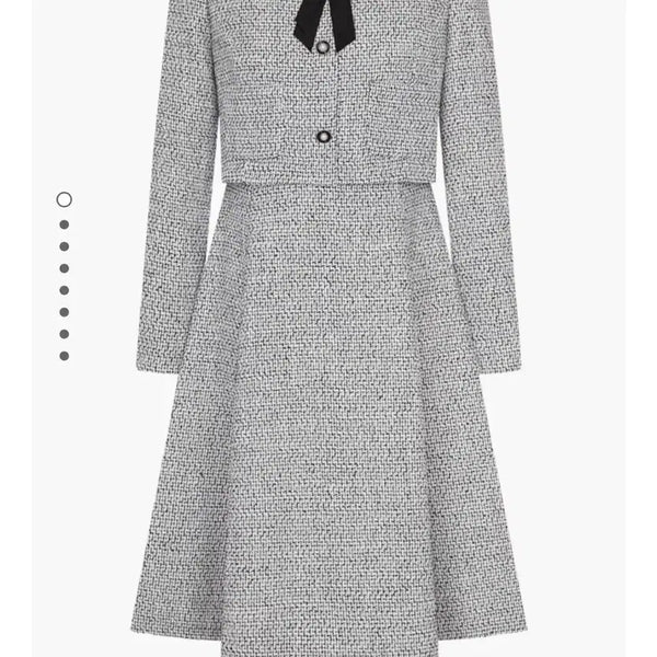 [BUNJANG] Kenneth Lady Tweed Two-Piece Set Size 66 / 케네스레이디 트위드 원피스 66사이즈