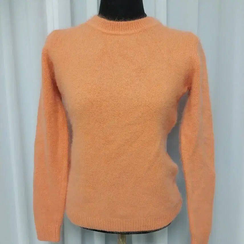 [BUNJANG] Orange Knit Sweater / 오렌지색 니트