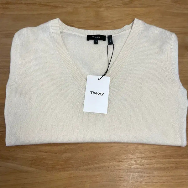 [BUNJANG] Theory Cashmere V-Neck Sweater / 띠어리 캐시미어 브이넥 니트 theory cashmere v neck