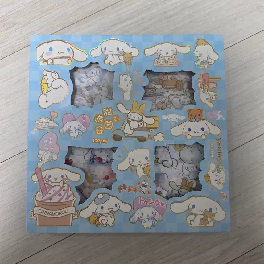 [BUNJANG] Cinnamoroll Sticker Set (100 pcs) / 시나모롤 스티커 100개입 세트