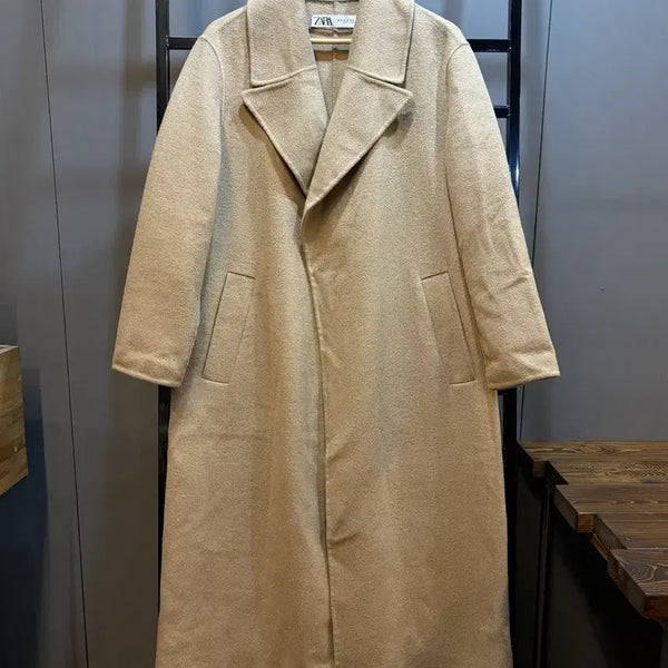 [BUNJANG] ZARA Wool Blend Long Coat / [XS] 자라 ZARA 울 혼방 롱 코트 6.9