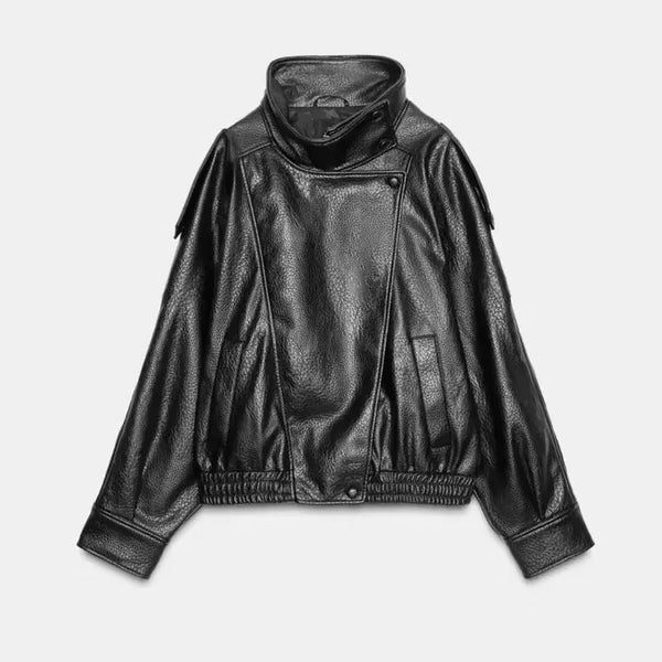 [BUNJANG] Zara Faux Leather Jacket M / 자라 페이크 레더 자켓 M