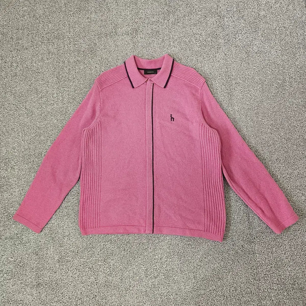 [BUNJANG] Hazzys Knit Zip-Up Jacket / 100 헤지스 니트 집업 자켓 0904