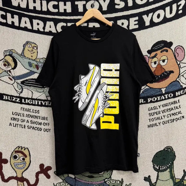 [BUNJANG] Puma Sneakers Graphic T-Shirt / [M] 푸마 스니커즈 그래픽 티셔츠