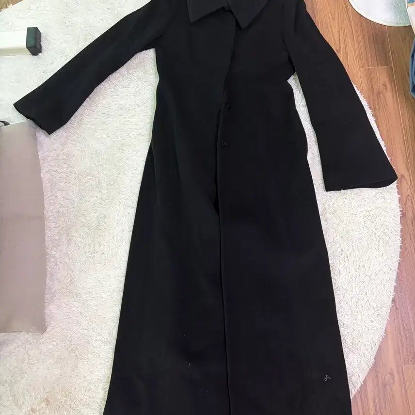 [BUNJANG] Black Long Coat / 블랙 롱 코트