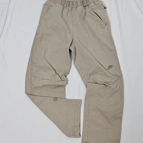 [BUNJANG] Nike NSW Techpack 1 Cargo Pants - Beige (Size S) / 나이키 신형 NSW 테크팩1 카고팬츠 트레이닝 바지 밴딩 베이지 S