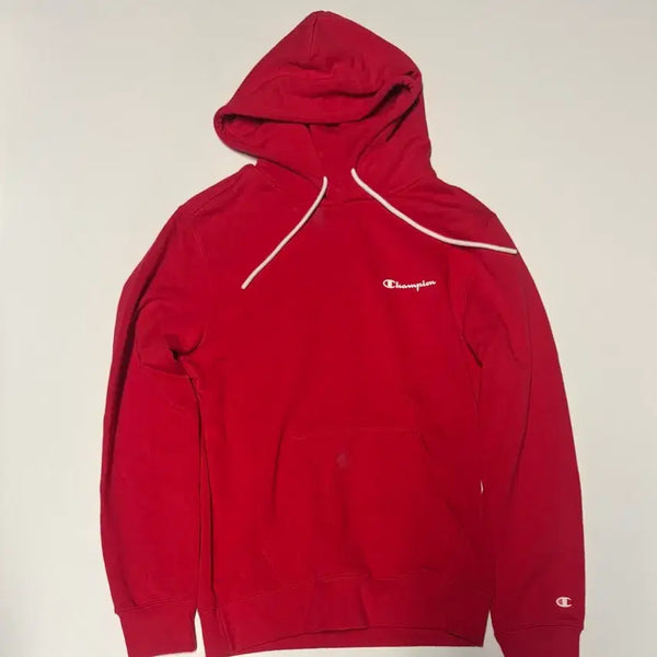 [BUNJANG] Champion 2023 Functional Blend Hoodie Red S / 여성 챔피온 23년도 기능성 혼방 후드 티셔츠 레드 S