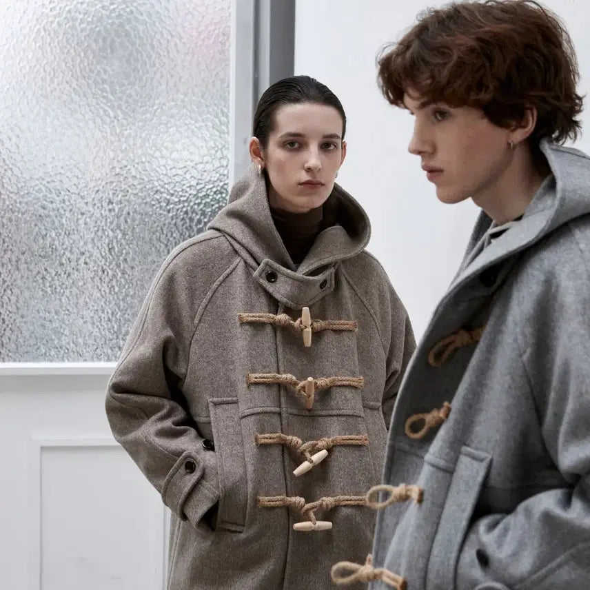 [BUNJANG] Marithe Francois Girbaud Hoodie Duffle Coat M / 마리떼 프랑소와저버 후디 더플 코트 M
