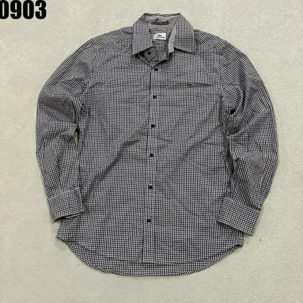 [BUNJANG] Lacoste Checkered Shirt / 라코스테 체크 남방 셔츠 95