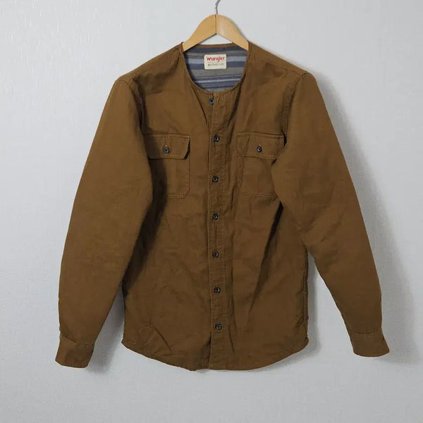 [BUNJANG] Wrangler Two Pocket Padded Shirt Jacket Brown S / 랭글러 wrangler 투포켓 패디드 셔츠자켓 워크웨어 브라운 S 95