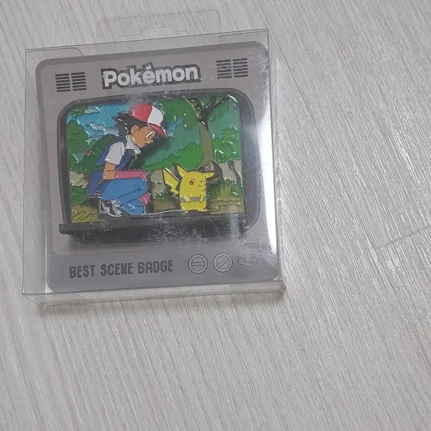 [BUNJANG] Pokemon Masterpiece Scene Badge: Ash & Pikachu / 포켓몬스터 명장면 배지 (지우와 피카츄)