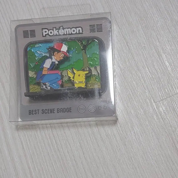 [BUNJANG] Pokemon Masterpiece Scene Badge: Ash & Pikachu / 포켓몬스터 명장면 배지 (지우와 피카츄)