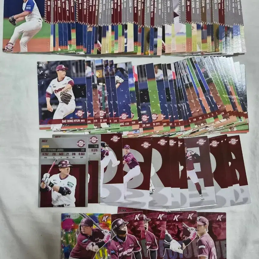 [BUNJANG] Kiwoom Heroes KBO Baseball Card Bundle / kbo 카드(키움)