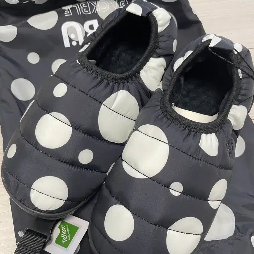 [BUNJANG] SUBU Peckable Sandals Snow Dot Size 00 / [새상품] SUBU 수부 페커블 샌들 스노우 도트 00사이즈