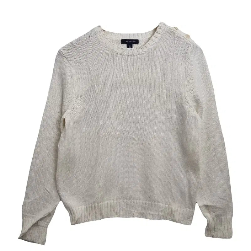 [BUNJANG] LANDS' END Cotton Knit Sweater / LANDS' END 크림 니트 [M] 코튼 100%