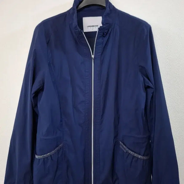 [BUNJANG] LEEDONGSOO Navy Zipper Jacket / LEEDONGSOO 네이비 지퍼 자켓