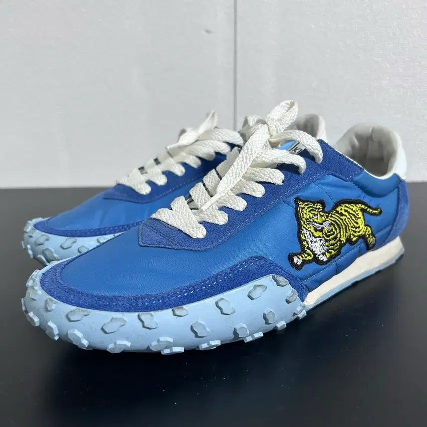 [BUNJANG] Kenzo Move Tiger Sneakers Blue / 겐조 무브 타이거 스니커즈 블루(eu39/250)