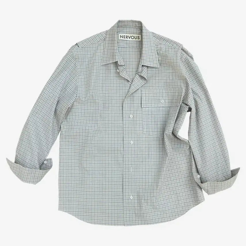 [BUNJANG] Nervous Check Shirt Olive Check / 너버스 nervous 체크셔츠