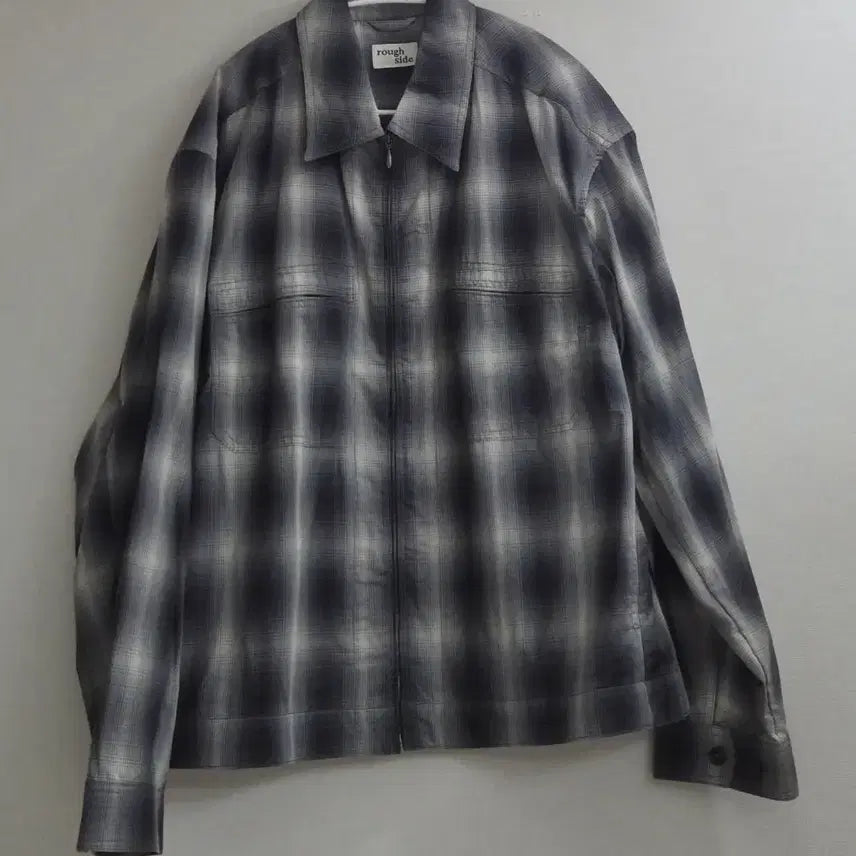 [BUNJANG] Roughside Cyclist Jacket Moonlight Check / 러프사이드 사이클리스트 재킷 문라이트 체크