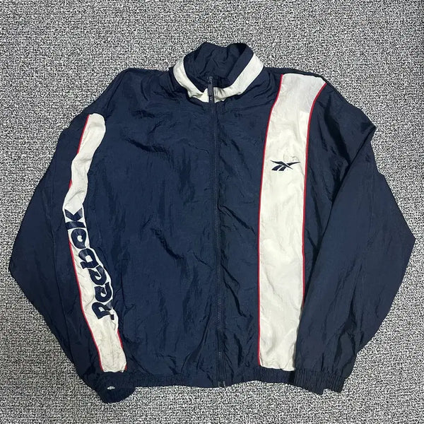 [BUNJANG] Reebok Old School Windbreaker Jacket / (L) 리복 올드스쿨 바람막이