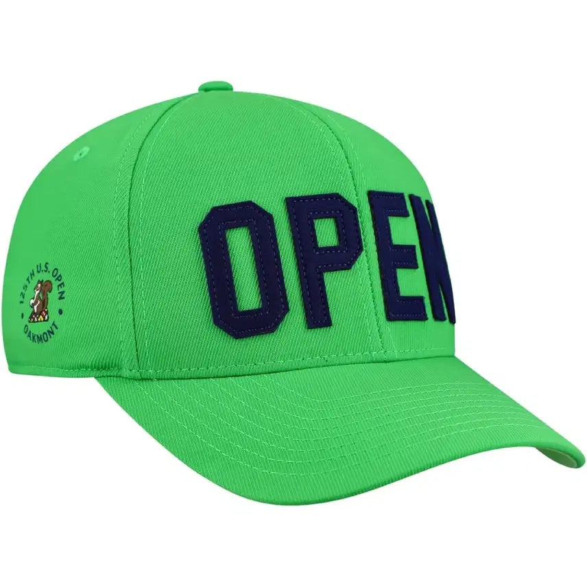 [BUNJANG] G/FORE 2025 US Open Neon Green Adjustable Golf Hat / [새상품] G/FORE (지포어) 남녀공용 2025 US 오픈 골프 모자 네온 그린 FREE
