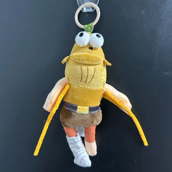 [BUNJANG] SpongeBob SquarePants Patrick Star Doll Keychain / 스폰지밥 주민 목발 인형 키링