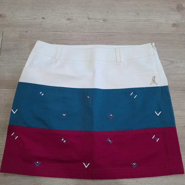 [BUNJANG] PING Golf Color-Blocked Pattern Golf Skirt / PING GOLF 골프 스커트 67 26~7인치