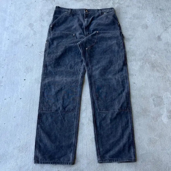 [BUNJANG] Carhartt Double Knee Black 80s 90s / 칼하트 더블니 블랙 80s 90s