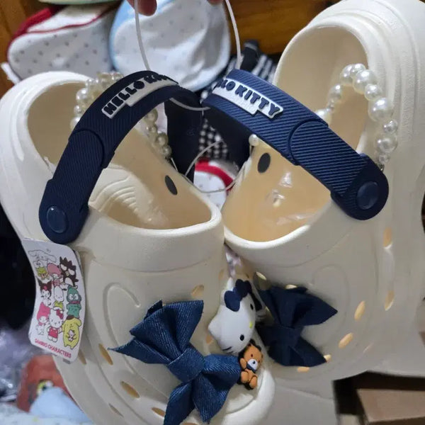 [BUNJANG] Kitty Slippers (Pink, Sky Blue, White/Blue) / [판매] 키티 슬리퍼 (분홍, 하늘, 흰파)