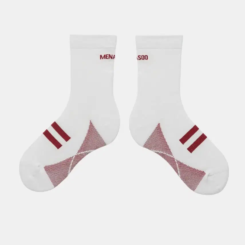 [BUNJANG] MinaSu Soft Running Socks - White / 새상품 미나수 소프트 러닝 양말 화이트