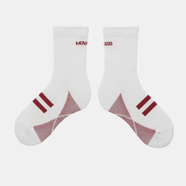 [BUNJANG] MinaSu Soft Running Socks - White / 새상품 미나수 소프트 러닝 양말 화이트