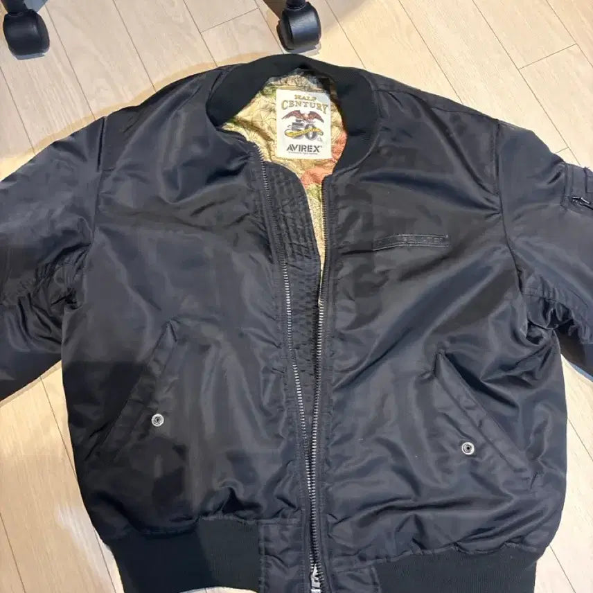[BUNJANG] Avirex MA-1 Flight Jumper Jacket Black / 아비렉스 MA-1 항공점퍼 검정