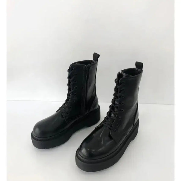 [BUNJANG] Chunky Heel Boots / 워커