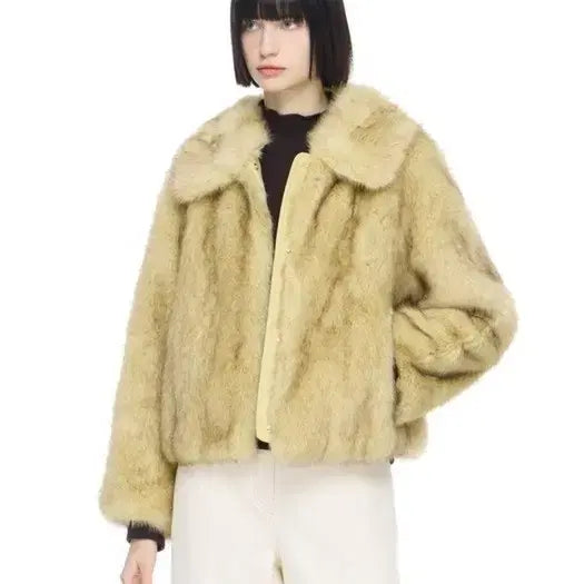 [BUNJANG] DUEL 24FW Eco Fur Jacket / 24FW 듀엘 에코 퍼자켓