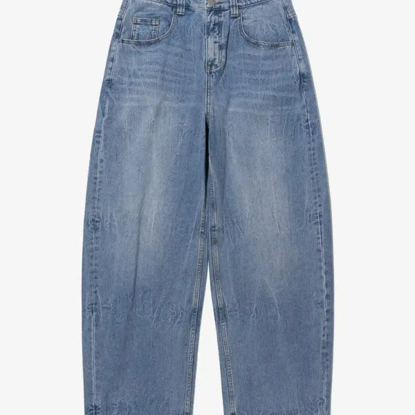 [BUNJANG] Milo Archive Reflect Curved Pants [Light Blue] / 밀로 아카이브 리플렉트 커브드 팬츠 [라이트 블루]