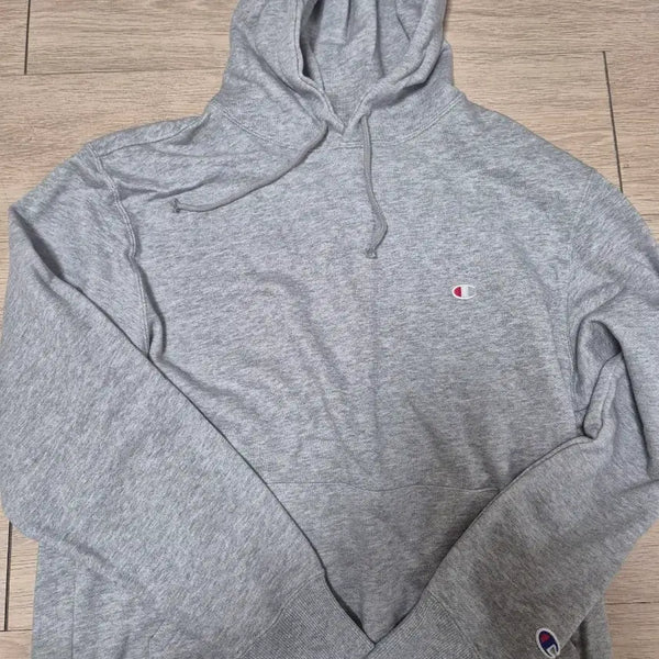[BUNJANG] Champion C Logo Hoodie Normal Grey / 챔피온 C로고 후드 티셔츠 Normal Grey