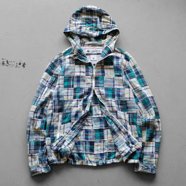 [BUNJANG] Columbia Patch Work Jacket / 콜롬비아 Patch Work Jacket
