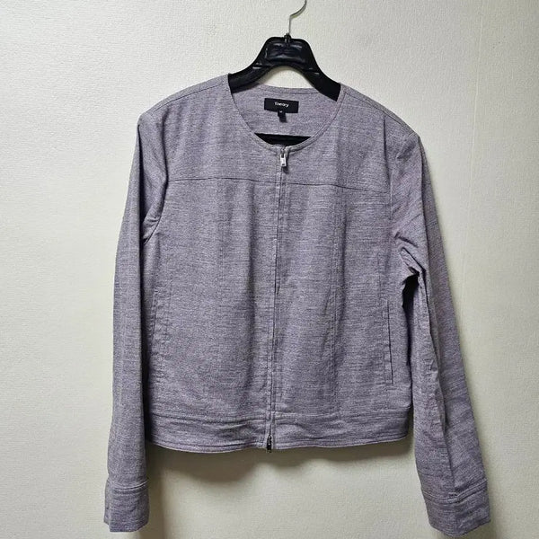 [BUNJANG] Theory Women's Linen Jacket Navy / 띠어리 여성 린넨 자켓 55