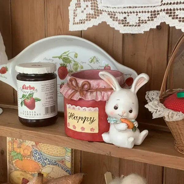 [BUNJANG] Vintage Jam Rabbit Planter / 빈티지 쨈 토끼 플랜터
