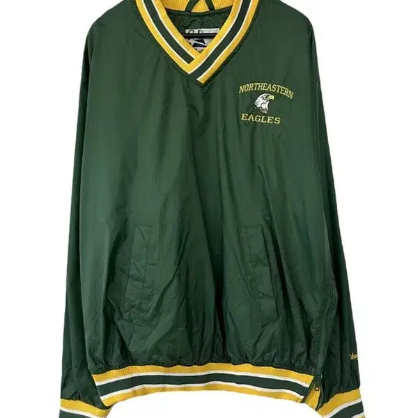 [BUNJANG] EASTBAY Northeast Eagles V-Neck Pullover Warm-up Jacket / [M] EASTBAY 노스이스트 이글 브이넥 풀오버 웜업