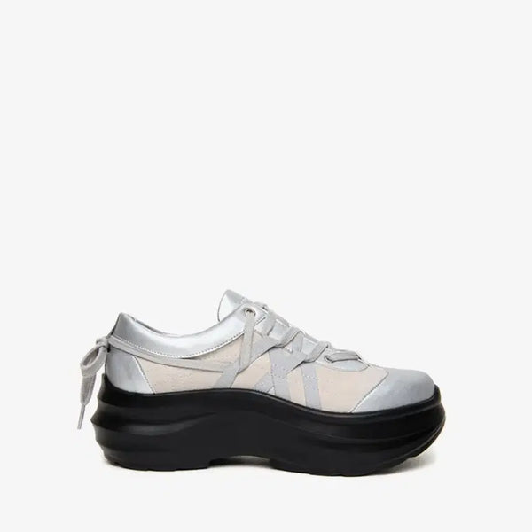 [BUNJANG] ThreeTwoEighty Platform Strap Sneakers Silver 250 / (판매가 11만) 쓰리투에이티 플랫폼 스트랩 스니커즈 250 실버