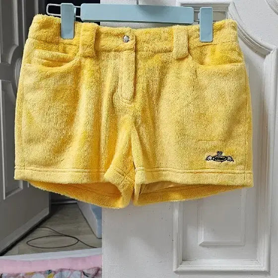 [BUNJANG] Towel Terry Shorts Yellow / 타올지 반바지 옐로우