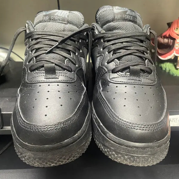 [BUNJANG] Nike Air Force 1 React Triple Black Sneakers CT1020-002 / 나이키 에어포스 1 리액트 트리플블랙 250 / CT1020-002 / 정품