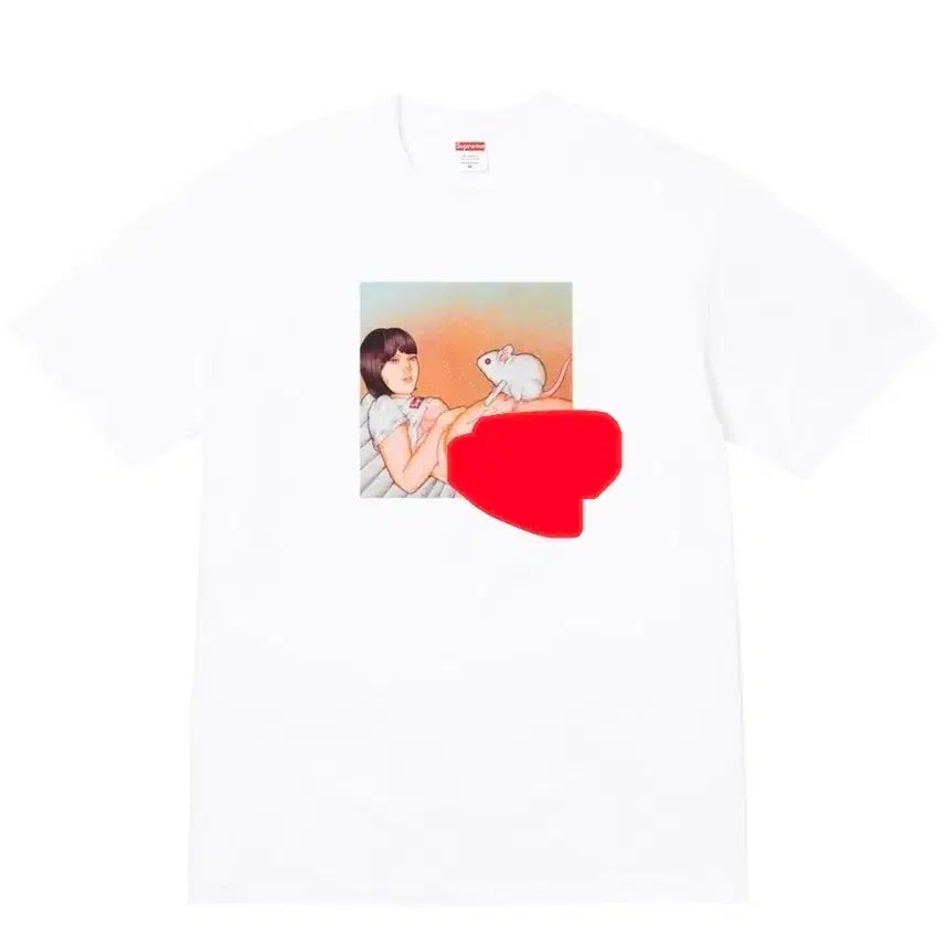 [BUNJANG] Supreme Mouse T-Shirt White M / 슈프림 마우스 티셔츠 화이트 - 25SS M사이즈 팔아요