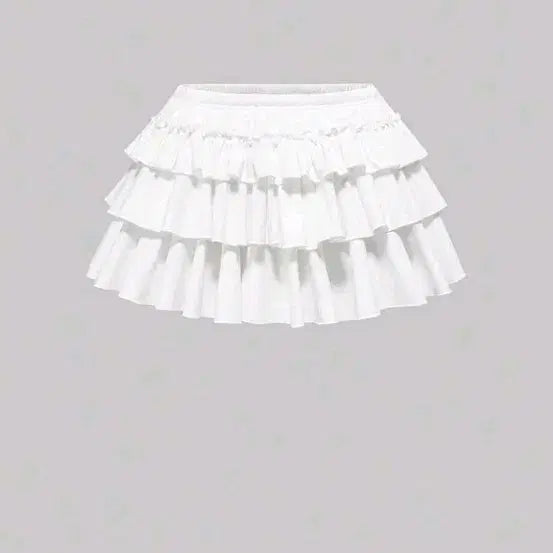 [BUNJANG] Frill Japanese-Style Skirt / 프릴 일본풍 스커트