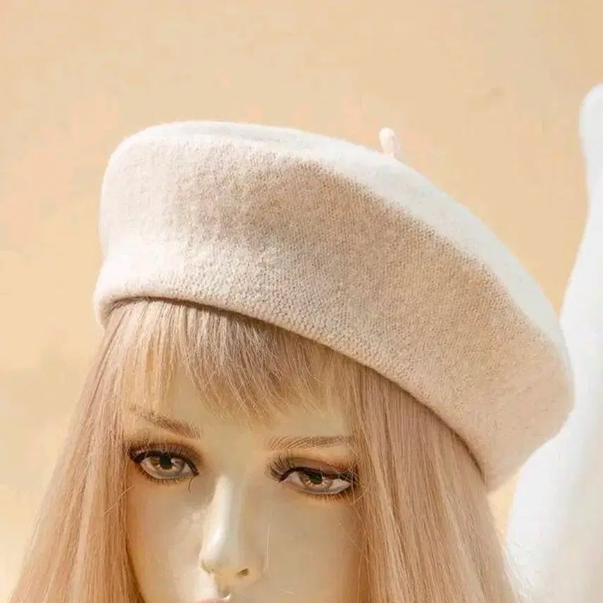 [BUNJANG] Beige Beret Hat / 베이지 베레모